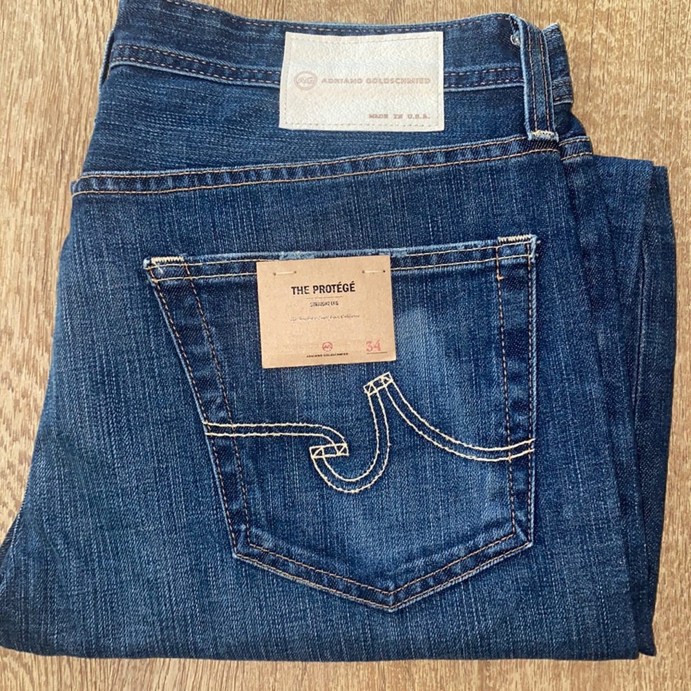 Adrian Goldschmied denim The Protege style straight leg